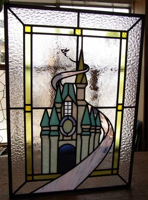 シンデレラ城のステンドグラス